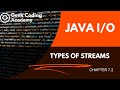 Chapter 7.2 | Java IO | Types of Streams | Java tutorial | Geek coding academy