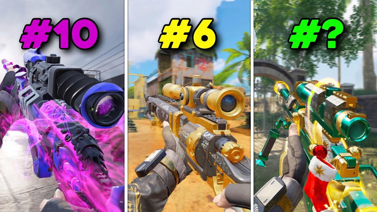 Which is the most use sniper in Codm?