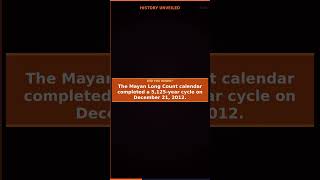 Mayans DIDN'T Predict 2012 Apocalypse #Shorts