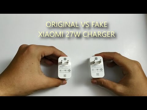 Original vs Fake XIAOMI 27W Charger. Beware of Fake One! 