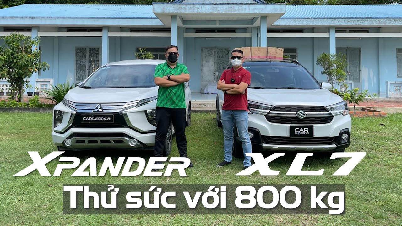 Thử sức Suzuki XL7 và Mitsubishi Xpander chở hàng full... - youtube