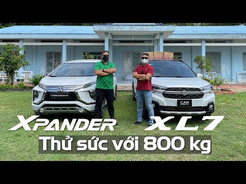 Video Thử sức Suzuki XL7 và Mitsubishi Xpander chở hàng full... - youtube