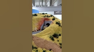 Scenery on the Wahsatch Grade. UPRR Evanston Subdivision. HO Model Trains in Action Ops