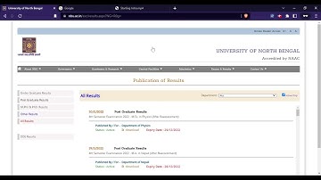 NBU Result 2022 (Released) - Check North Bengal University 2022 UG, PG Results