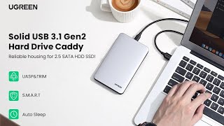 Внешний корпус для жесткого диска Ugreen CM300 HDD/SSD карман SATA 2.5&quot; USB 3.0