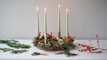 Classic Advent wreath – DIY by Søstrene Grene