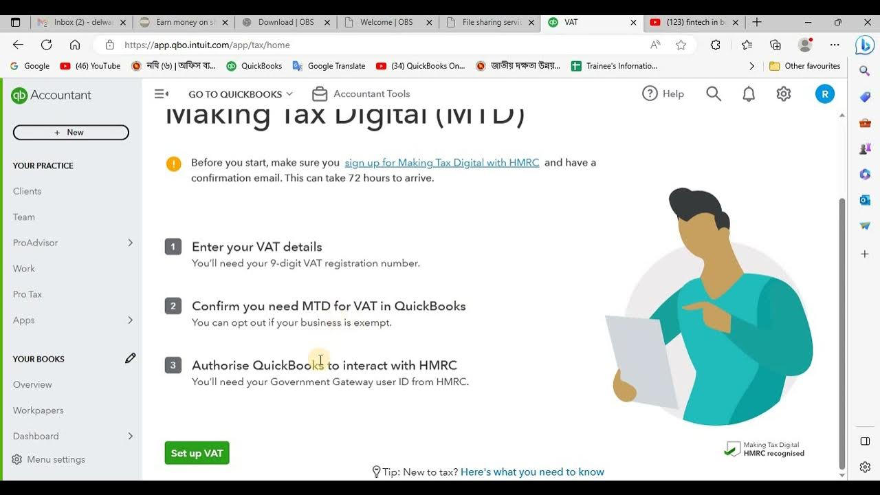 How to Setup VAT in Quickbooks YouTube