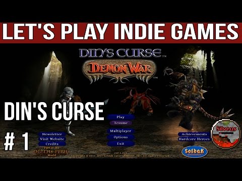 Let's Play Indie Games: Din's Curse Episode 1. (ENG)