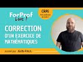  live  correction dun exercice de mathmatiques