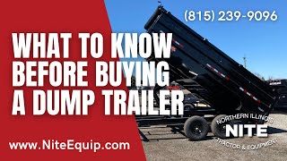 DUMP TRAILERS  What to Know BEFORE You Buy