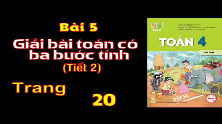 Bài 5 trang 86 bài tập toán 4 tập 2
