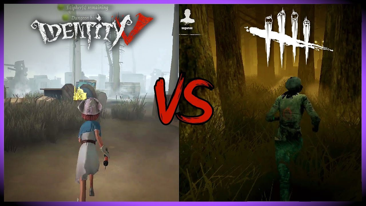 Identity V Vs Dead By Daylight Mobile Side By Side Comparison Youtube