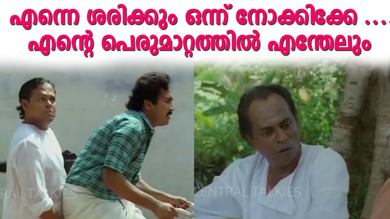 Manichitrathazhu Malayalam Movie Comedy Scene Nedumudi Venu Pappu   Innocent   Central Talkies