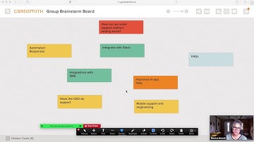 How to Use Dot Voting During Brainstorm Sessions with Cardsmith and Zoom | Cardsmith