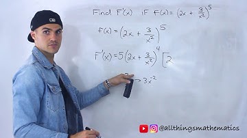 MCV4U (Grade 12 Calculus & Vectors) - Tough Chain Rule Example 2