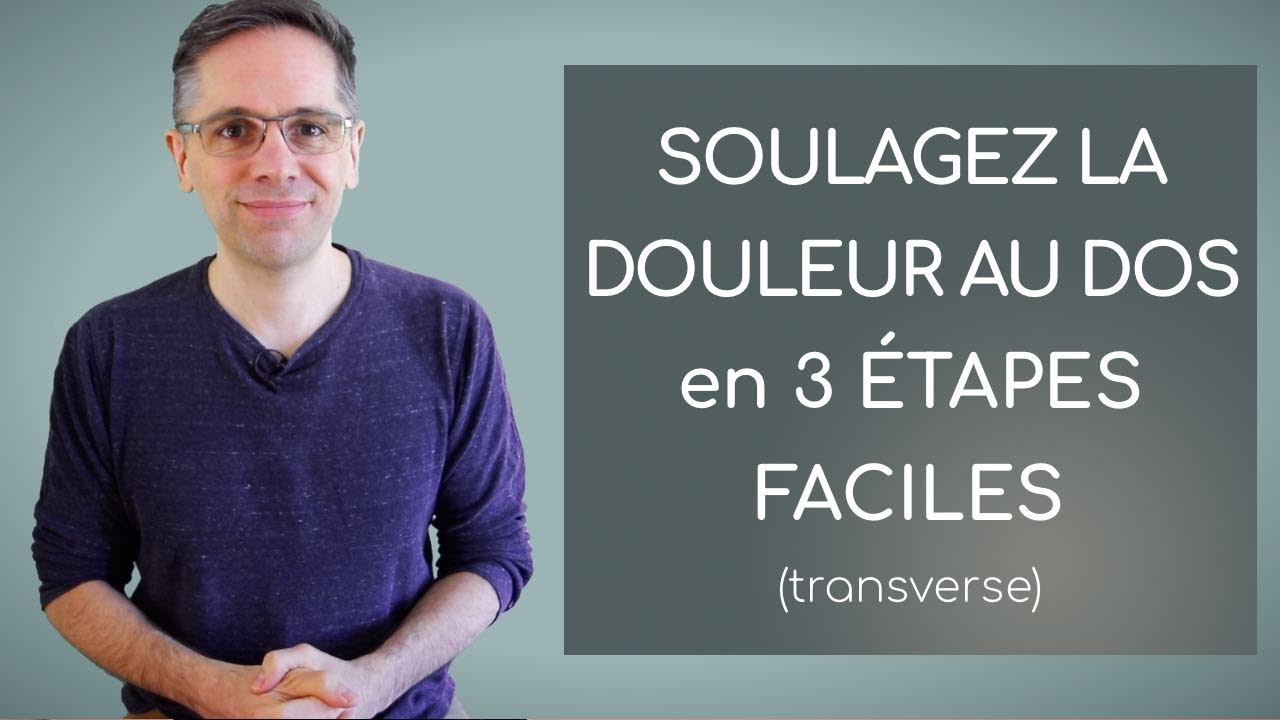 Exercice du muscle transverse pour soulager la douleur au dos