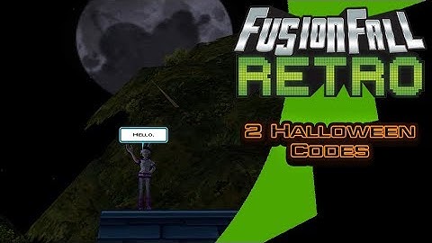 Two Halloween Codes  - Halloween Update[FusionFall Retro]