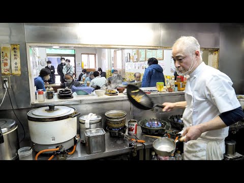 昭和の大衆食堂に常連殺到！驚異的な注文量をさばく家族の１日に密着丨Japanese Good Old Diner