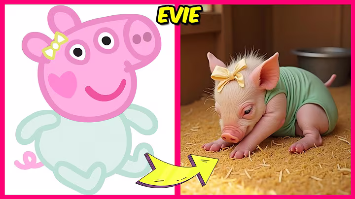 🐽 Peppa Pig Characters In Real Life! Plus Their Favorite Drinks, Snacks & More!🐖 | Evie, Peppa