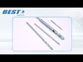 Customized AO end bone drill bits, Hex Cannulated orthopedic drill, Orthopedic AO socket drill bit