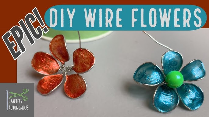 Stitched Wire Flower Tutorial Video - Well Crafted Studio