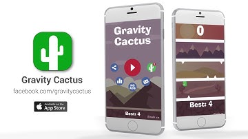 Gravity Cactus - Endless Physics Platformer