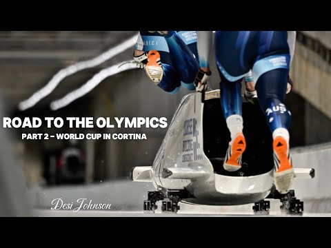 Racing at the Olympic track in Cortina | Road to the Olympics thumbnail