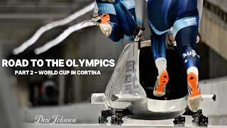 Racing At The Olympic Track In Cortina Road To The Olympics