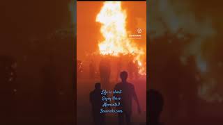 Boothbay Harbor Maine Home Coming “Bonfire” #football #homecoming #bonfire #maine #lifeisbeautiful