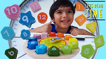 Shape Sorting Clock is fun to play and learn for kids. Learn colors, shapes, numbers and read time.