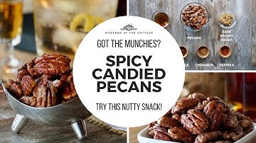 The best SPICY CANDIED PECANS | Ready in 15!!!