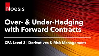 CFA Level 3 | Over- and Under- Hedging with Forward Contracts