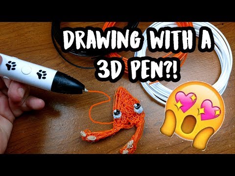 Dikale 3d Pen Led Screen Diy 3d Printing Pen Pla Filament Creative Toy Gift  For Kids Design Drawing 3d Printer Pen Drawing Stift