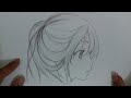 Cara Menggambar Wajah Anime Cewek