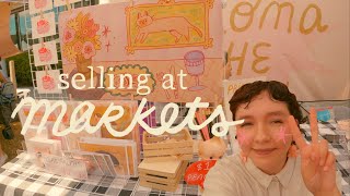 art market vlog! how much i made, preparation + q&a! by paloma the peach 22,026 views 9 months ago 25 minutes