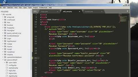 Tutorial password_hash dan password_verify - Bag 2