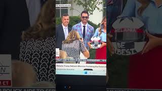 Melania holds helmet says “be best“ revenge of Noah’s Ark is coming ￼