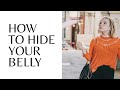 Style tips to hide a tummy | Hacks to hide your belly