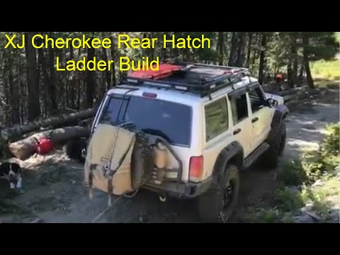 Xj Cherokee Rear Hatch Ladder Build Youtube