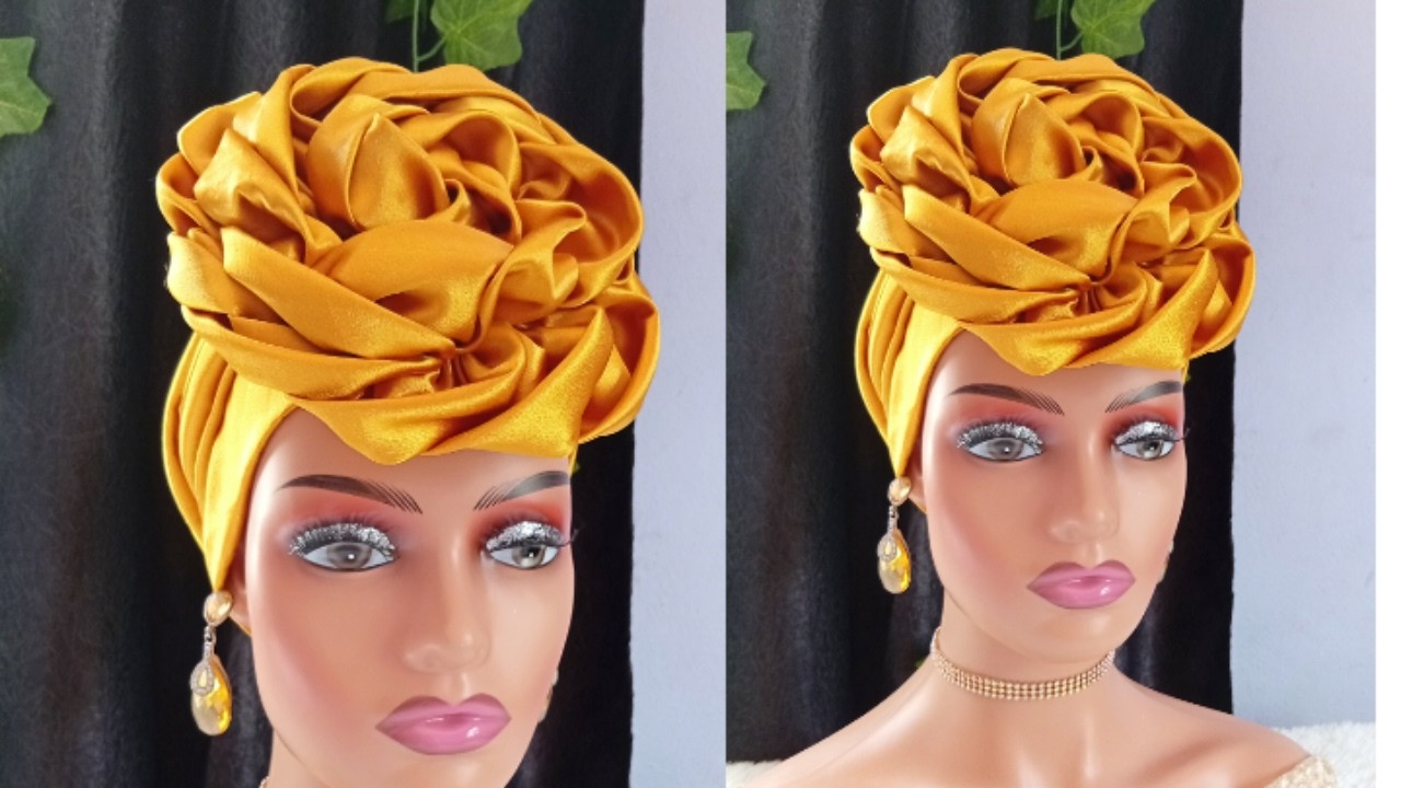 HOW TO MAKE BODY PLEATED GATHERED TURBAN - DIY SIMPLE BEGINNERS TURBAN ...