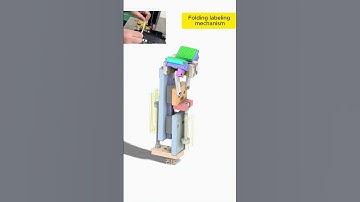 Folding Labeling #mechanism #mechanical #engineering #cad #fusion360 #solidworks
