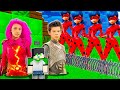 SHARKBOY E LAVAGIRL PROTEGEU O BEBÊ DE UM APOCALIPSE da MIRACULOUS LADYBUG no MINECRAFT!