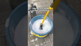 Extendable car cleaning brush: effortless car wash!#carwash #cleaninghack #cardashing