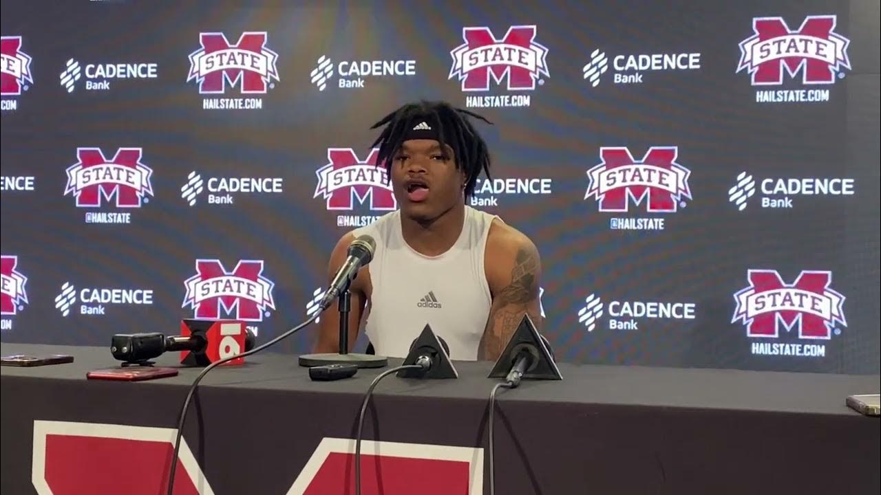 Receiver Zavion Thomas talks Mississippi State spring game YouTube