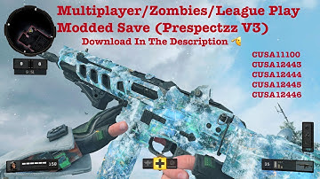 [PS4/PS5] BO4 Modded Classes (Prespectzz V3) (Download In The Description)