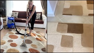 Carpet Cleaning at Home | Black Water Out! | My Carpets Have Been Back To Their Essence!
