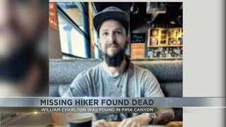 Missing hiker found dead in Pima Canyon