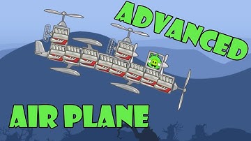 Bad Piggies Invention Advanced Air Plane In Bad Piggies || VT97 Gaming