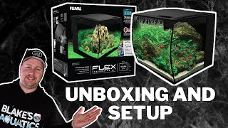 Fluval Flex Unboxing and Setup - The Best All-In-One Aquarium Kit?
