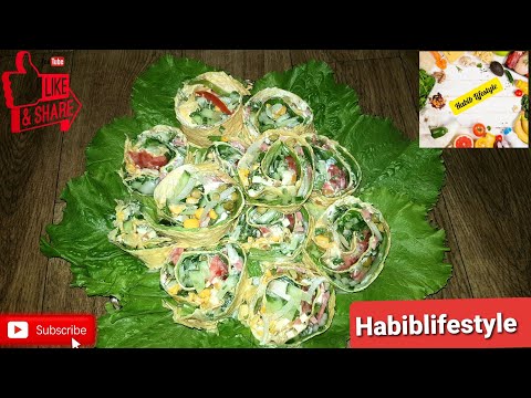 Video: Lavash Roll Dengan Tongkat Ketam